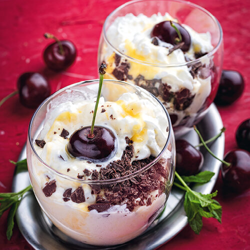 Schwarzwälder Kirsch-Trifle