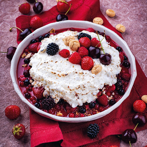 Amarettini-Beeren-Gratin