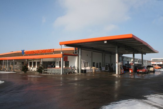 Tankstelle und Waschanlage V-Baumarkt Buchloe